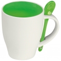 Kubek ceramiczny z łyżeczką 250 ml PALERMO