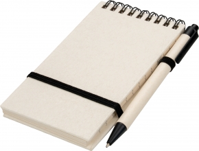 Notes A6 w linie z kartonu po mleku z długopisem AUSTIN