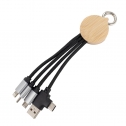 Kabel 4w1 z podświetlanym logo, LH-ZMU05