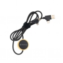 Długi kabel 4w1 z podświetlanym logo