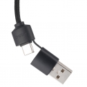 Kabel 4w1 z podświetlnym logo - LH-ZM02