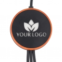 kabel z ładowarką indukcyjną 4w1 z podświetlanym logo, i5w