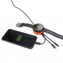 kabel z ładowarką indukcyjną 4w1 z podświetlanym logo w drewnianej obudowie - i5w