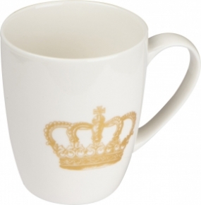 Kubek porcelanowy z koroną 300 ml