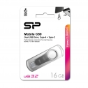 Pendrive z wejściem USB typu C Mobile C80, 16GB 3.2 Silicon Power