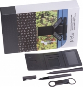 Zestaw prezentowy notatnik A5, długopis, pióro, brelok i etui na karty CAMPINA GRANDE MoLu