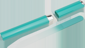 Pilniczki szklane w etui