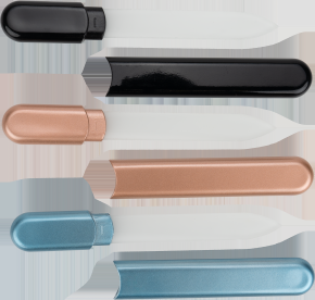 Pilniczki szklane w etui